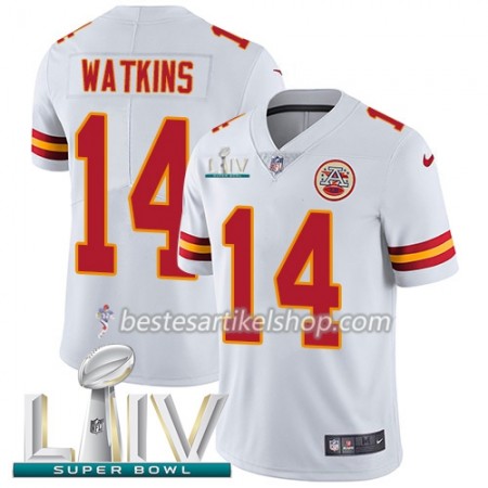 Herren Kansas City Chiefs Trikot Sammy Watkins 14 Nike Weiß 2020 Super Bowl LIV